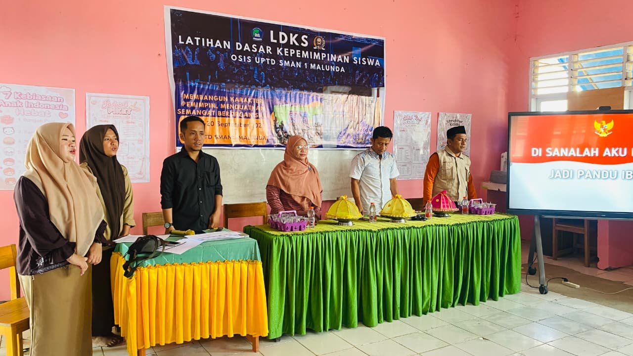LDKS UPTD SMA NEGERI 1 MALUNDA RESMI DIMULAI